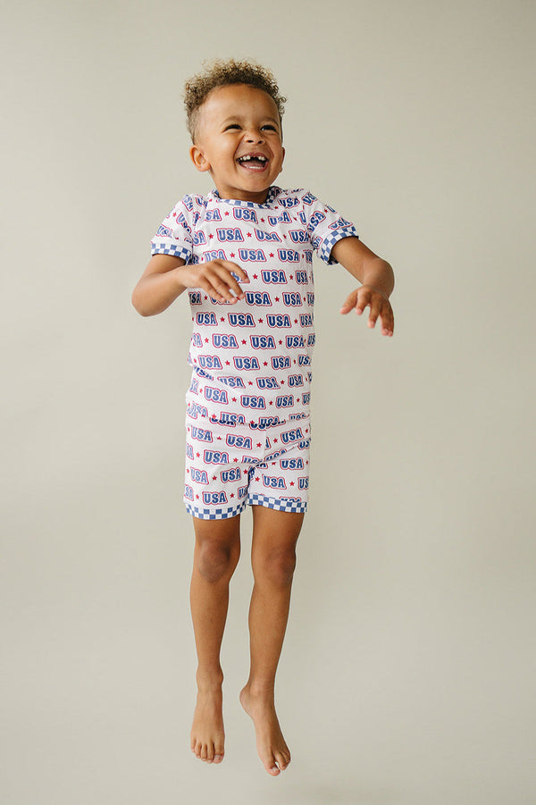 Bamboo Shorts Set | USA