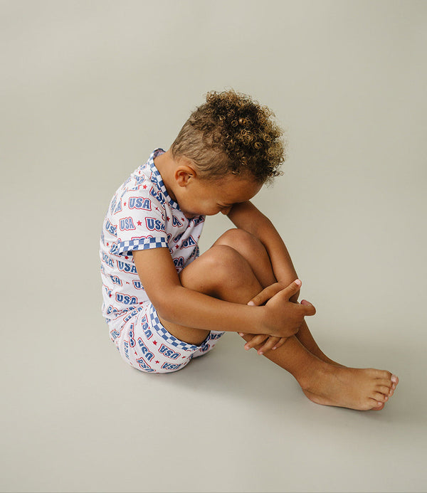 Bamboo Shorts Set | USA