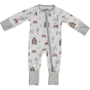Farmhouse Bamboo Zipper