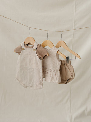 Tan Ribbed Bodysuit