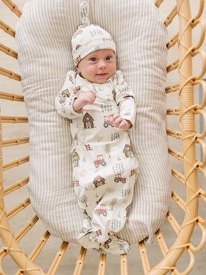 Farmhouse Bamboo Newborn Knot Hat