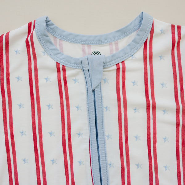 Stars & Stripes Bamboo Shorty Pajamas