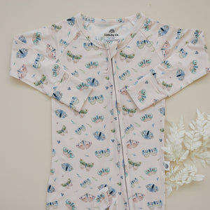 Luna Moths Bamboo Zippy Pajamas