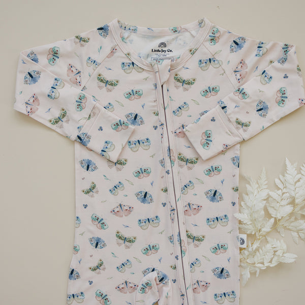 Luna Moths Bamboo Zippy Pajamas