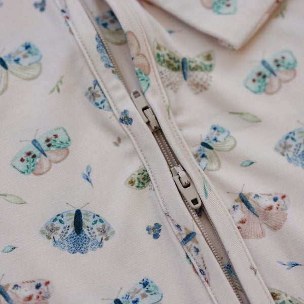 Luna Moths Bamboo Zippy Pajamas