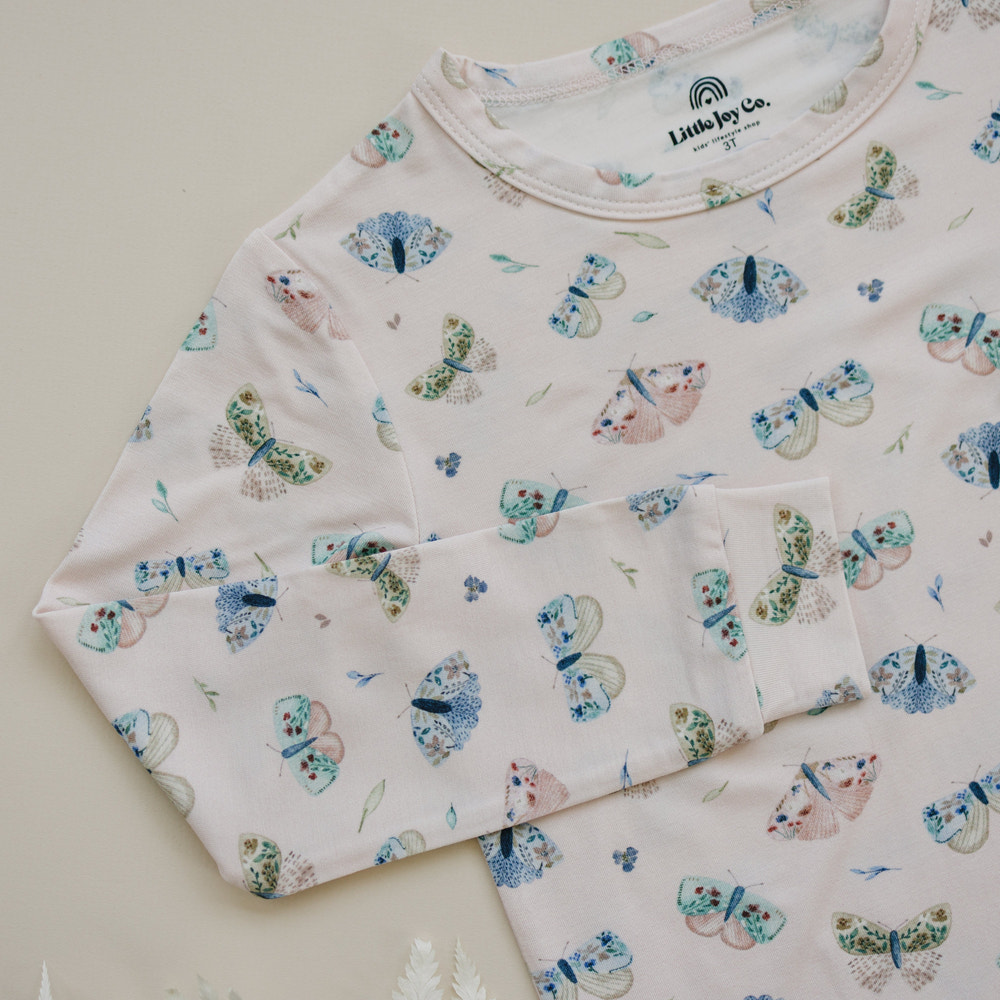 Luna Moths 2pc Bamboo Pajamas