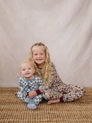 Desert Floral Ribbed Bamboo Cozy Set