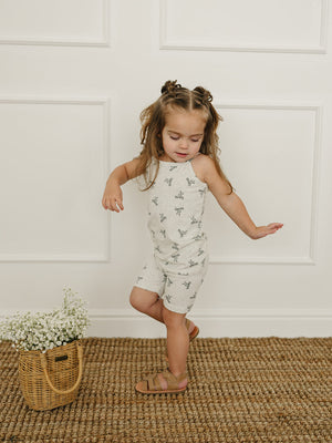 Bow Tank + Biker Short Set