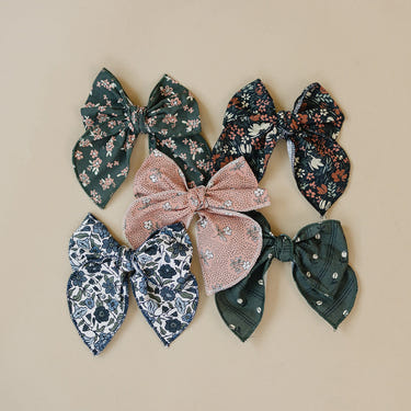 Mebie Baby Hair Bows in various colors for infants, perfect for stylish and adorable hair accessories.