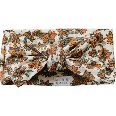 Cream Magnolia Bamboo Head Wrap - MOOGCO Baby