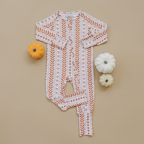 Bamboo Zip Romper | Boho Daisy