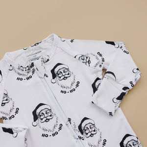 Bamboo Zip Romper | Cool Santa