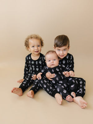 Bamboo Zip Romper | Skelly Vibes