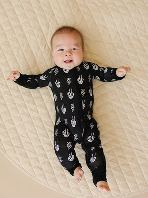 Bamboo Zip Romper | Skelly Vibes