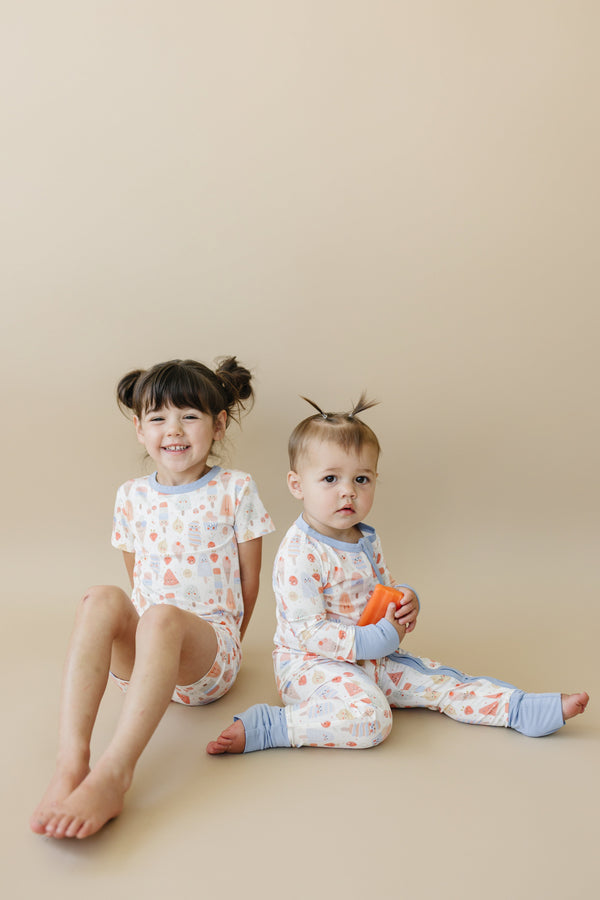 Sweet Summertime Bamboo Zippy Pajamas