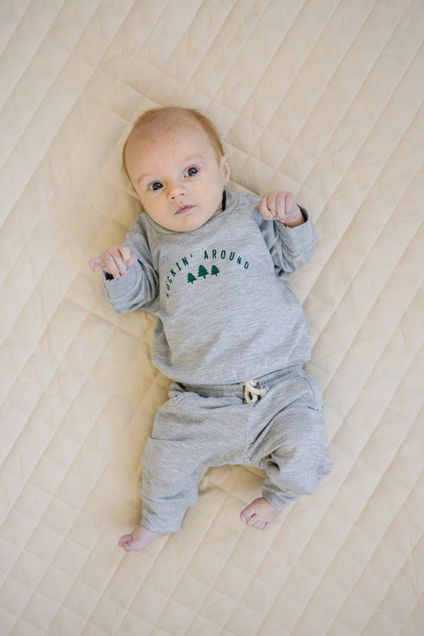 Rockin’ Around Bamboo Christmas Crewneck & Jogger Set