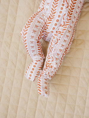 Bamboo Zip Romper | Boho Daisy