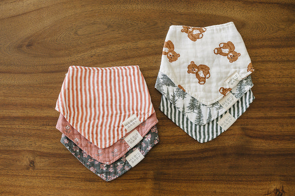 Teddy Bear Classic Muslin Bib