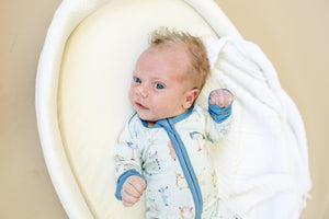 M is for Monsters Bamboo Zippy Pajamas