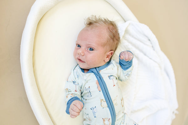 M is for Monsters Bamboo Zippy Pajamas