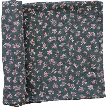 Olive Bloom Muslin Swaddle Blanket - soft, breathable, and stylish for newborns. Perfect for cozy naps and cuddles.
