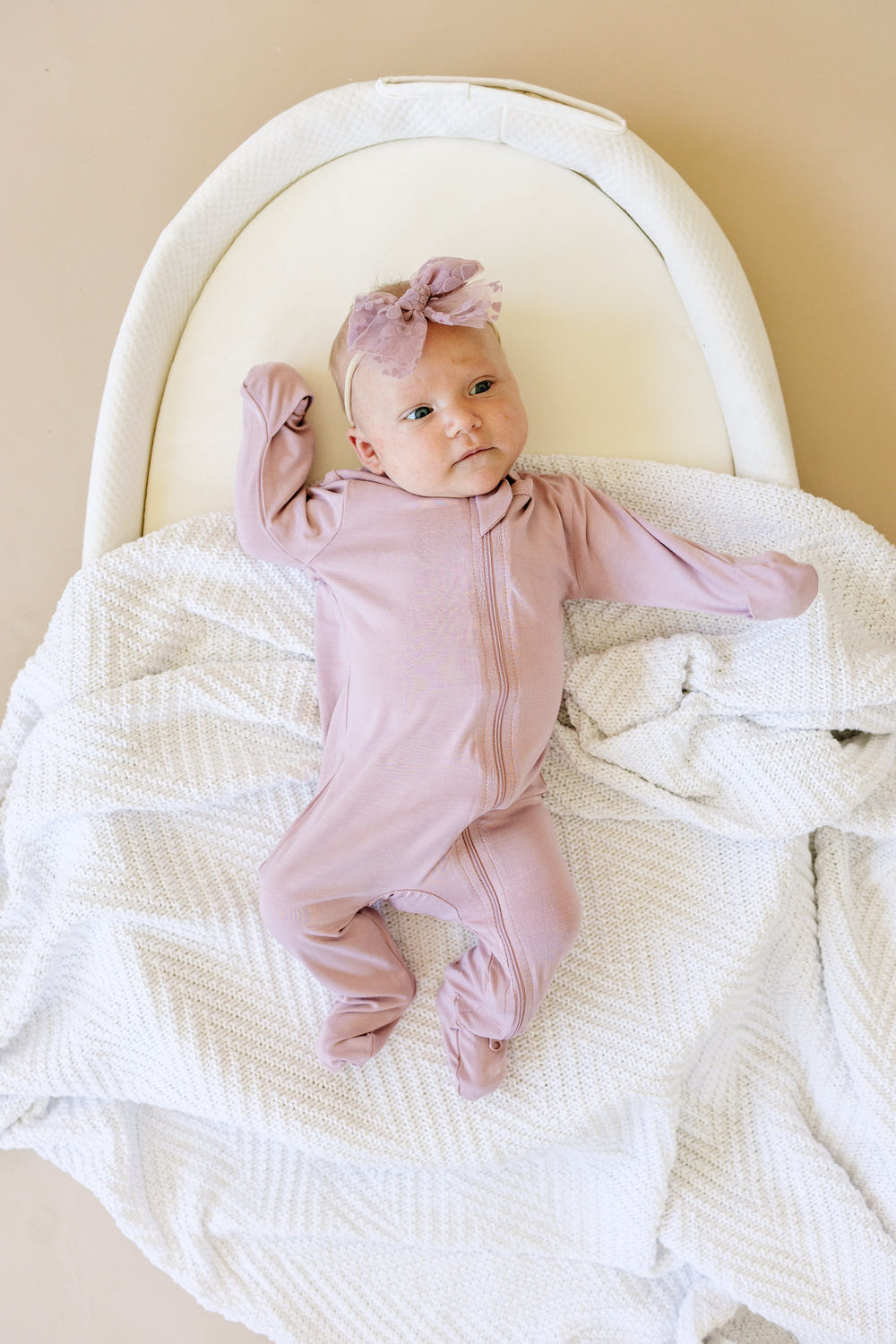 Bamboo Footed Zippy Pajamas for babies, soft and eco-friendly sleepwear in a cozy design.