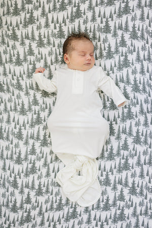 Forest Muslin Crib Sheet