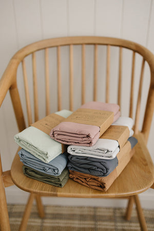 Sage Bamboo Stretch Swaddle - MOOGCO Baby