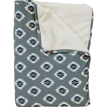 Southwest Aztec Bamboo Fleece Quilt for babies - cozy, stylish bedding for a comfortable nursery.