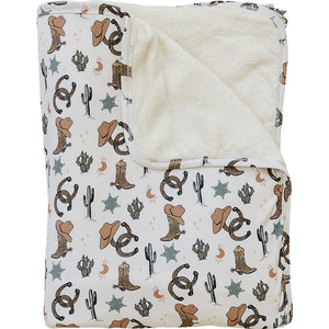Outlaw Cowboy Bamboo Fleece Quilt