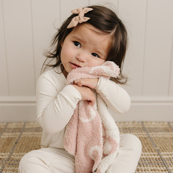 Pink Bow Plush Blanket