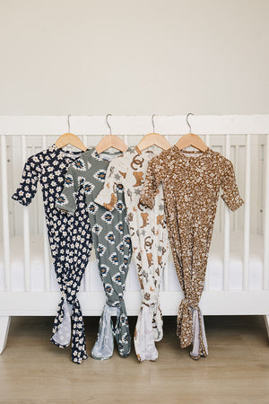 Outlaw Cowboy Ribbed Bamboo Knot Gown