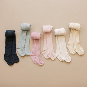 Mebie Baby Ribbed Tights - MOOGCO Baby