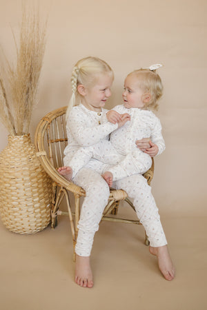 Vintage Blooms Bamboo Zippy Pajamas