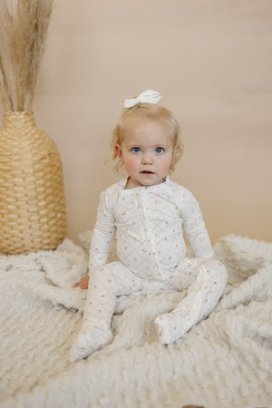 Vintage Blooms Bamboo Zippy Pajamas