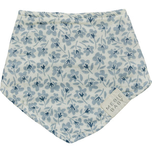 Blue Blossom Classic Muslin Bib