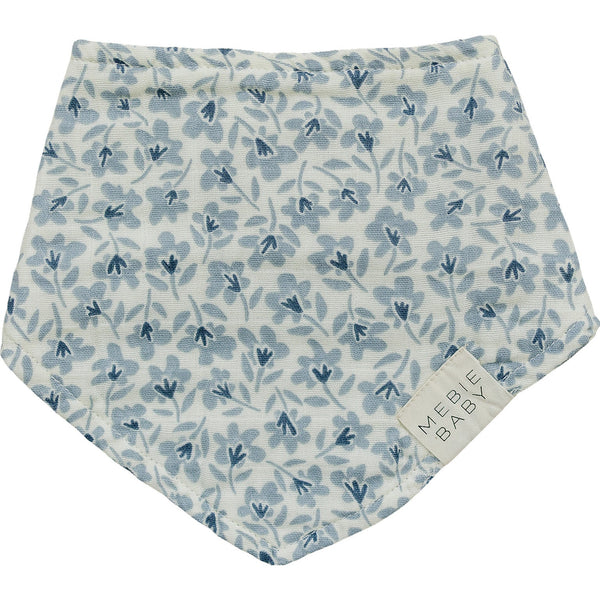 Blue Blossom Classic Muslin Bib