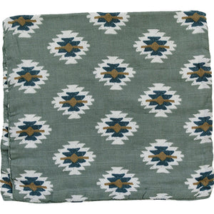 Southwest Aztec Muslin Burp Cloth