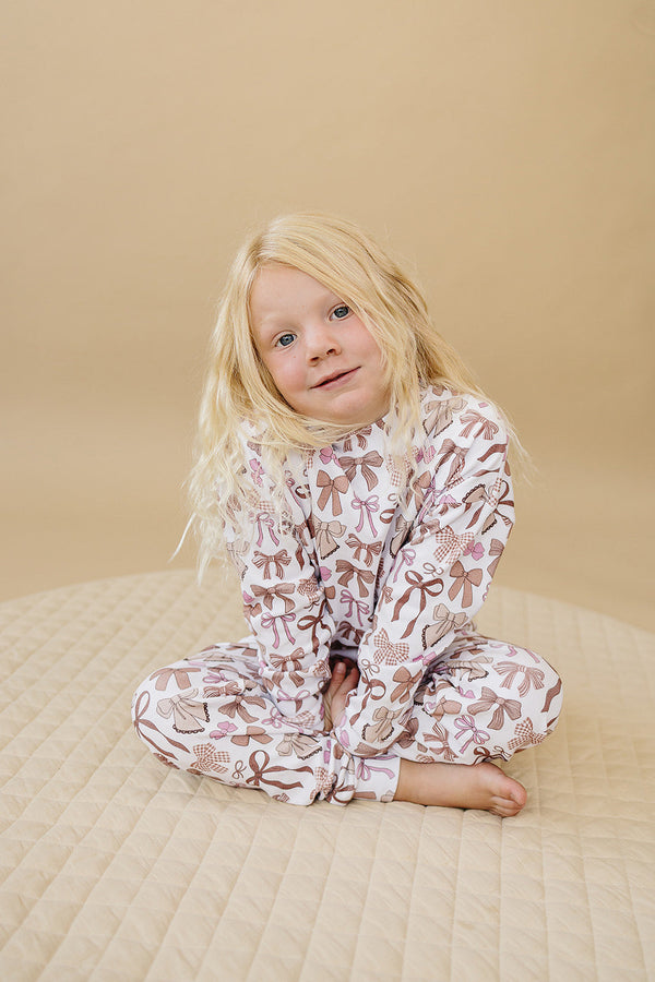 Jogger Set | Mocha Bows