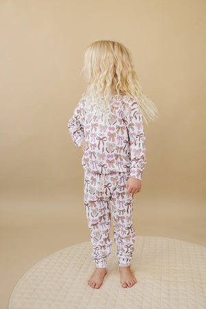 Jogger Set | Mocha Bows