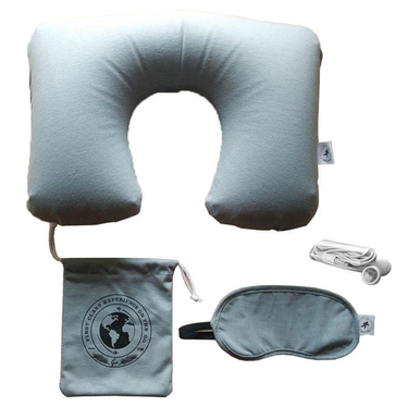 Cotton Travel Comfort Accessory Set for babies, featuring soft, cozy essentials for comfortable journeys.