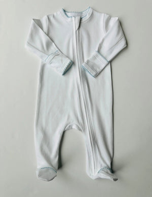 Stroller Society Pima Cotton Zipper Footies Infant Apparel