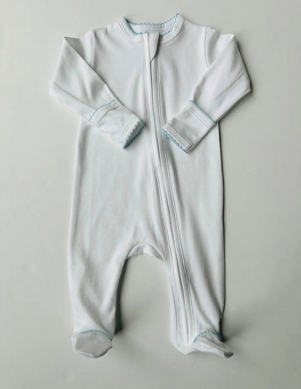 Stroller Society Pima Cotton Zipper Footies Infant Apparel