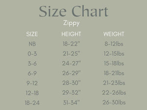 Tiny Trees Ribbed Bamboo Zippy Pajamas for babies, cozy and stylish sleepwear in soft bamboo fabric.