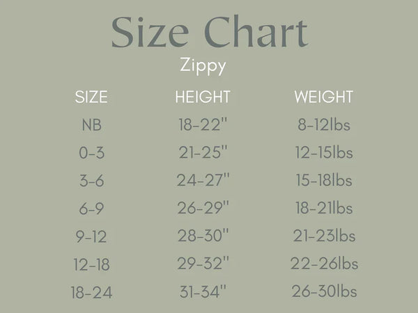 Tiny Trees Ribbed Bamboo Zippy Pajamas for babies, cozy and stylish sleepwear in soft bamboo fabric.