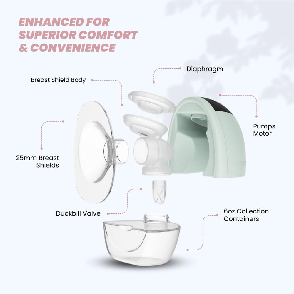 Zomee Fit Wearable Hands Free Double Breast Pump