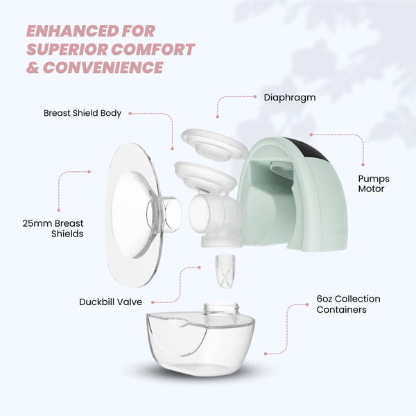 Zomee Fit Wearable Hands Free Double Breast Pump
