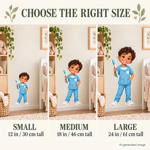 Personalized Dentist Wall Decal from Photo, Dream Job Sticker, image 16