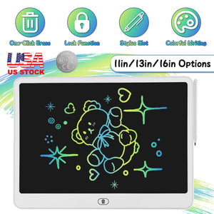 LCD Writing Tablet for Kids with Stylus & Lock Function