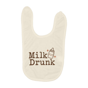 Milk Drunk baby bib